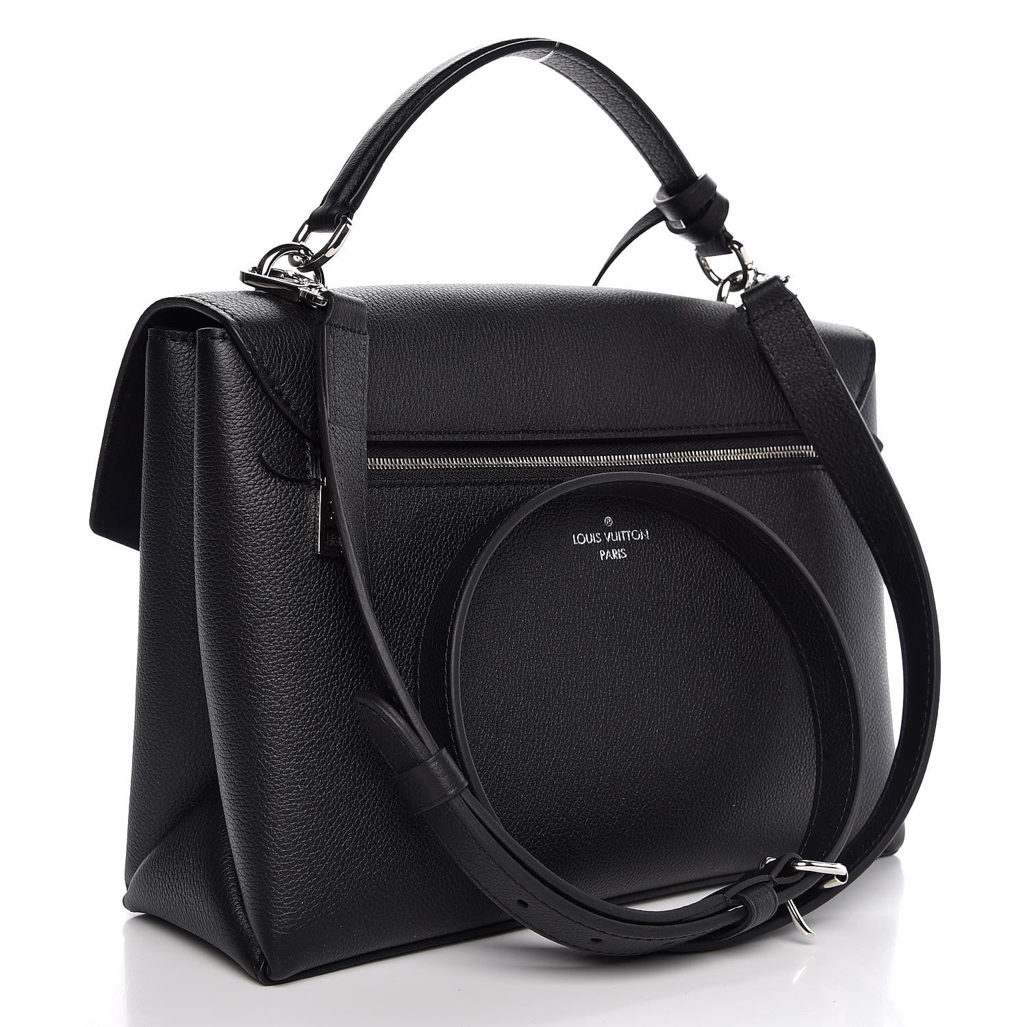 Louis Vuitton Soft Calfskin My Lockme Top Handle Black 4 of 8