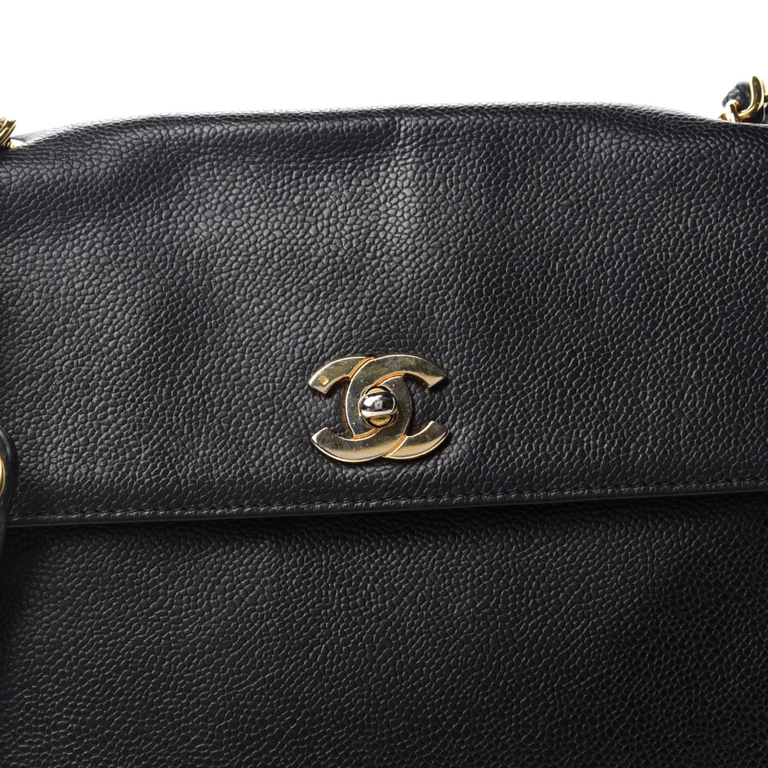Chanel Caviar CC Shoulder Bag Black 10 of 10