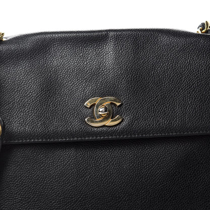 Chanel Caviar CC Shoulder Bag Black 10 of 10