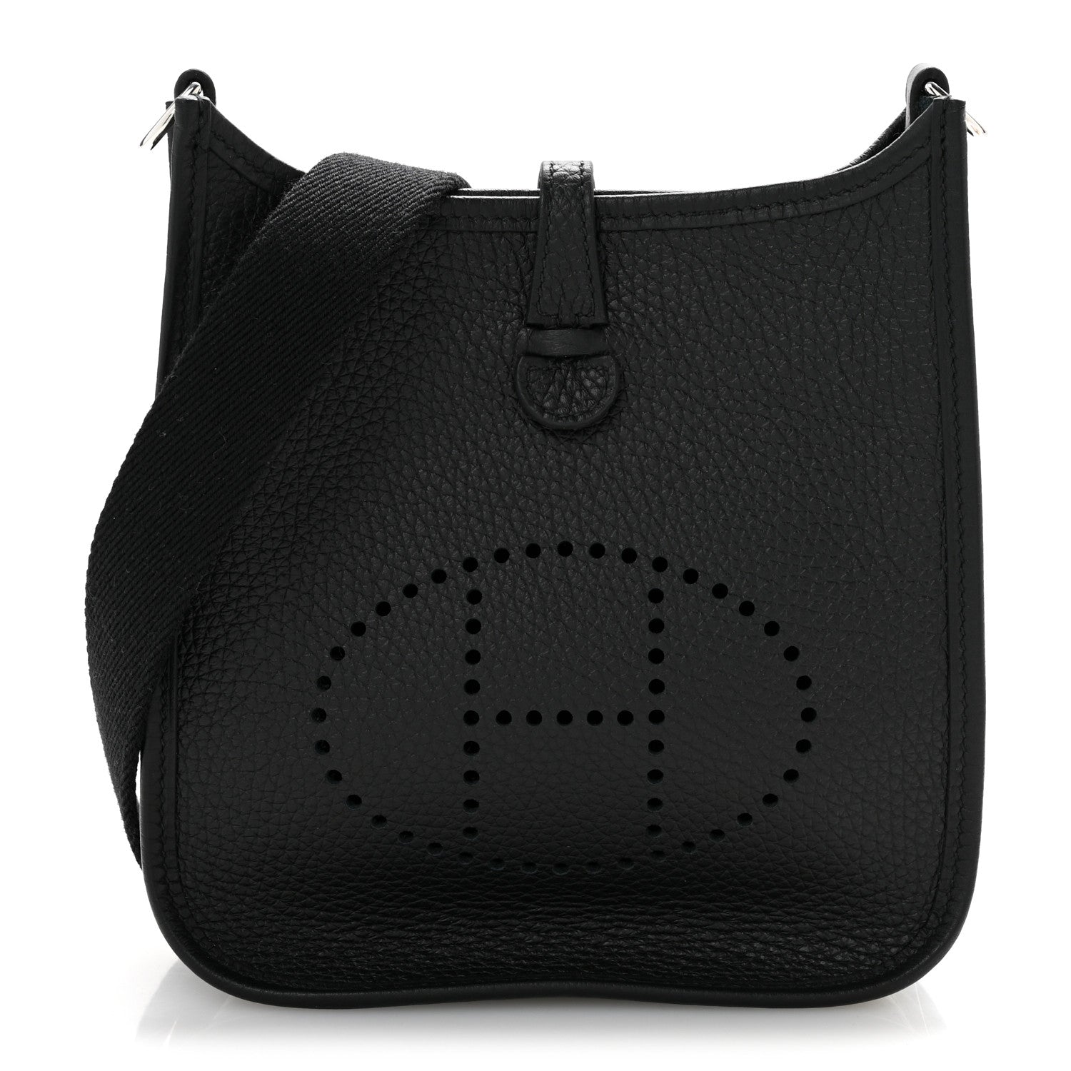 Hermes Taurillon Clemence Evelyne TPM Black 1 of 10