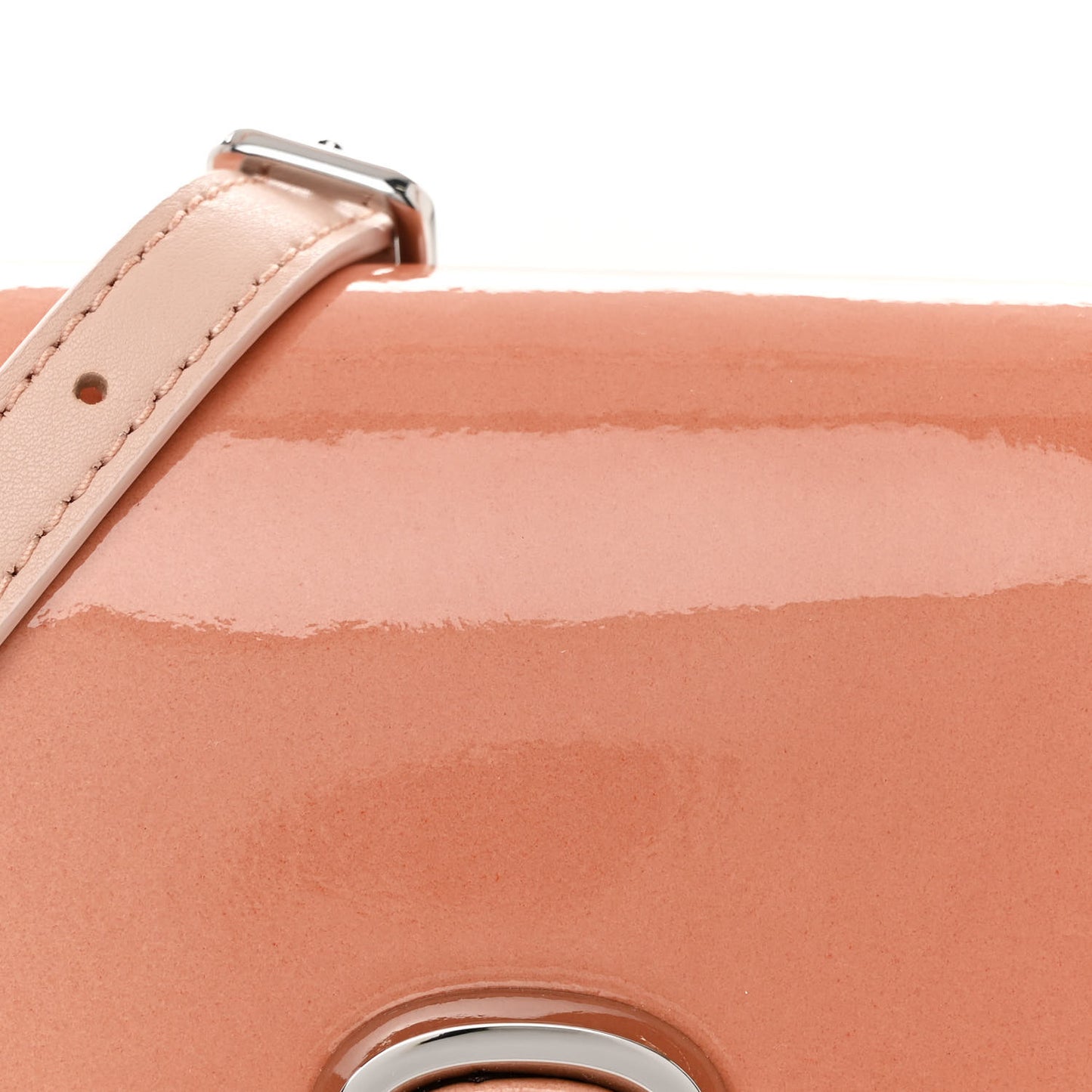 Patent Calfskin The J Marc Shoulder Bag Rose