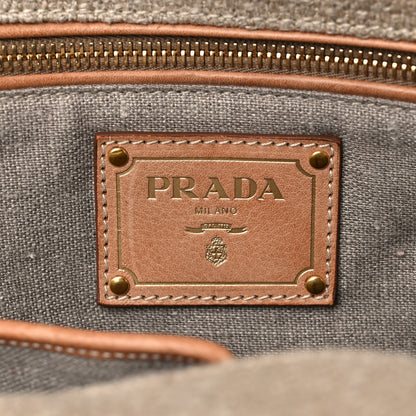 Prada Lino Tote Corda 6 of 17