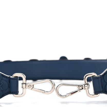 Fendi Vitello Dolce Flowerland Studded Strap You Blue 4 of 4