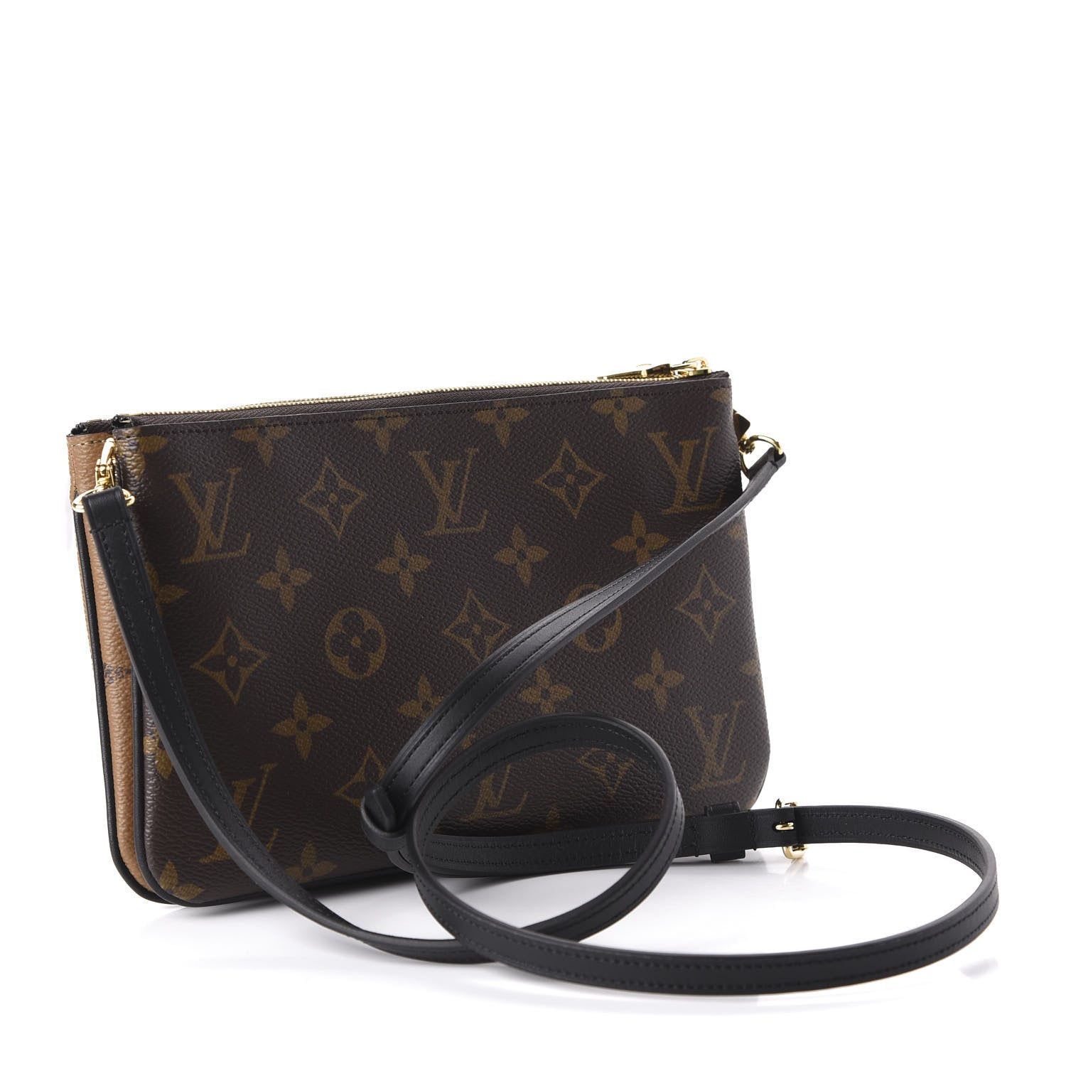 Louis Vuitton Reverse Monogram Giant Double Zip Pochette 3 of 10