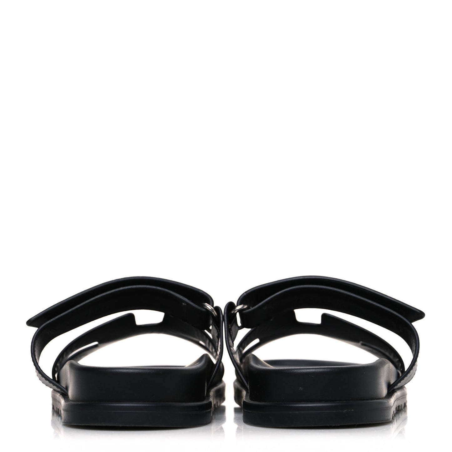 Calfskin Womens Chypre Sandals 37.5 Black