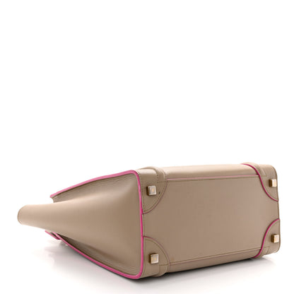 Celine Palmelato Calfskin Micro Luggage Beige 4 of 10