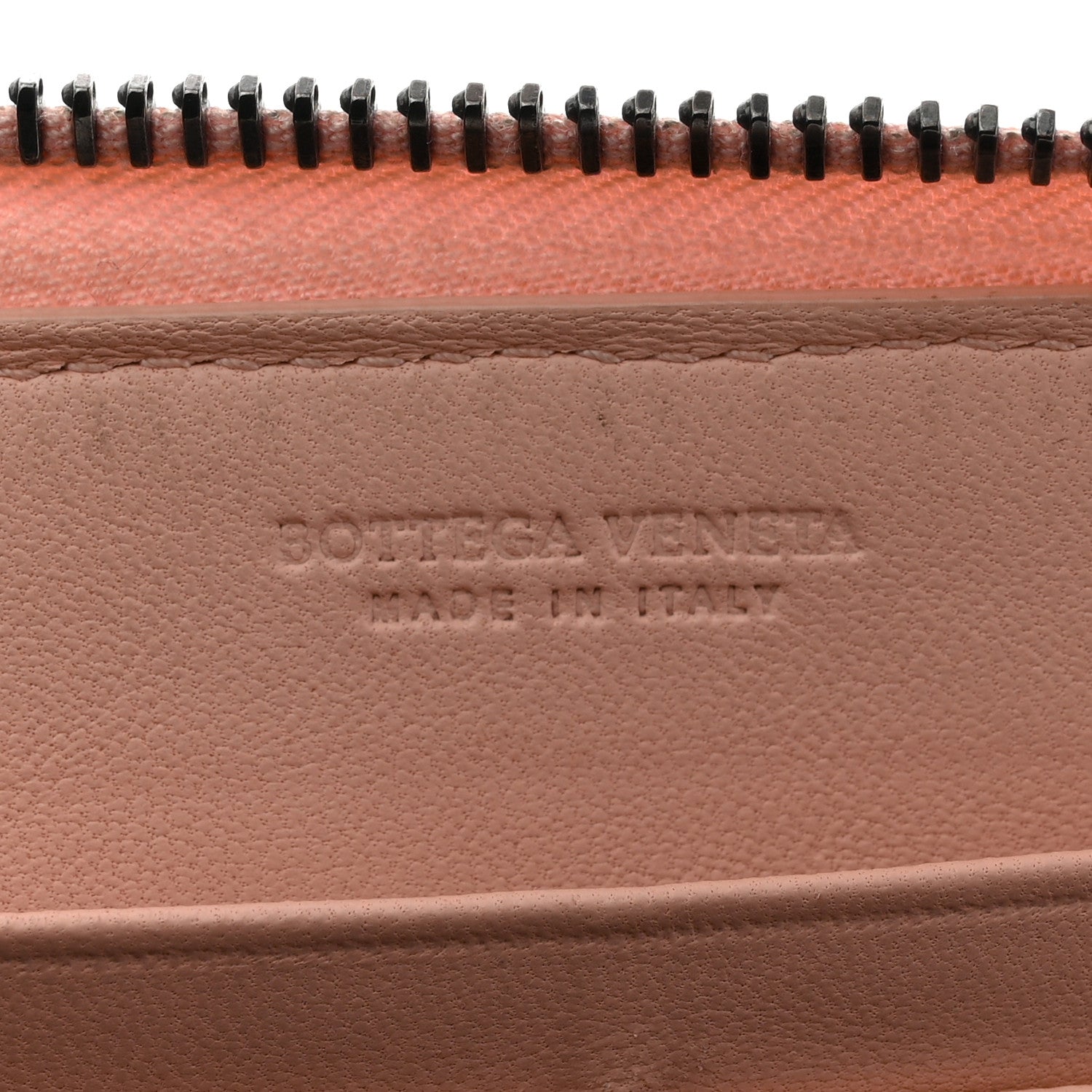 Bottega Veneta Nappa Intrecciato Ayers Zip Around Wallet Flamingo 6 of 10
