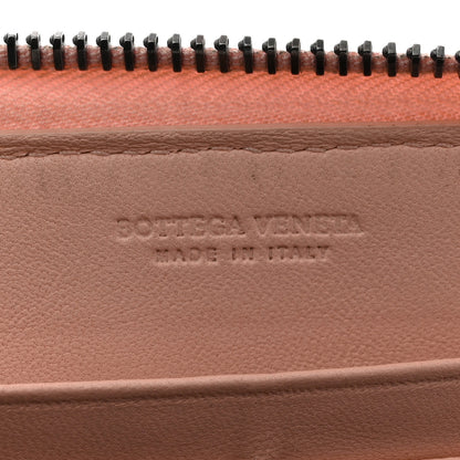 Bottega Veneta Nappa Intrecciato Ayers Zip Around Wallet Flamingo 6 of 10