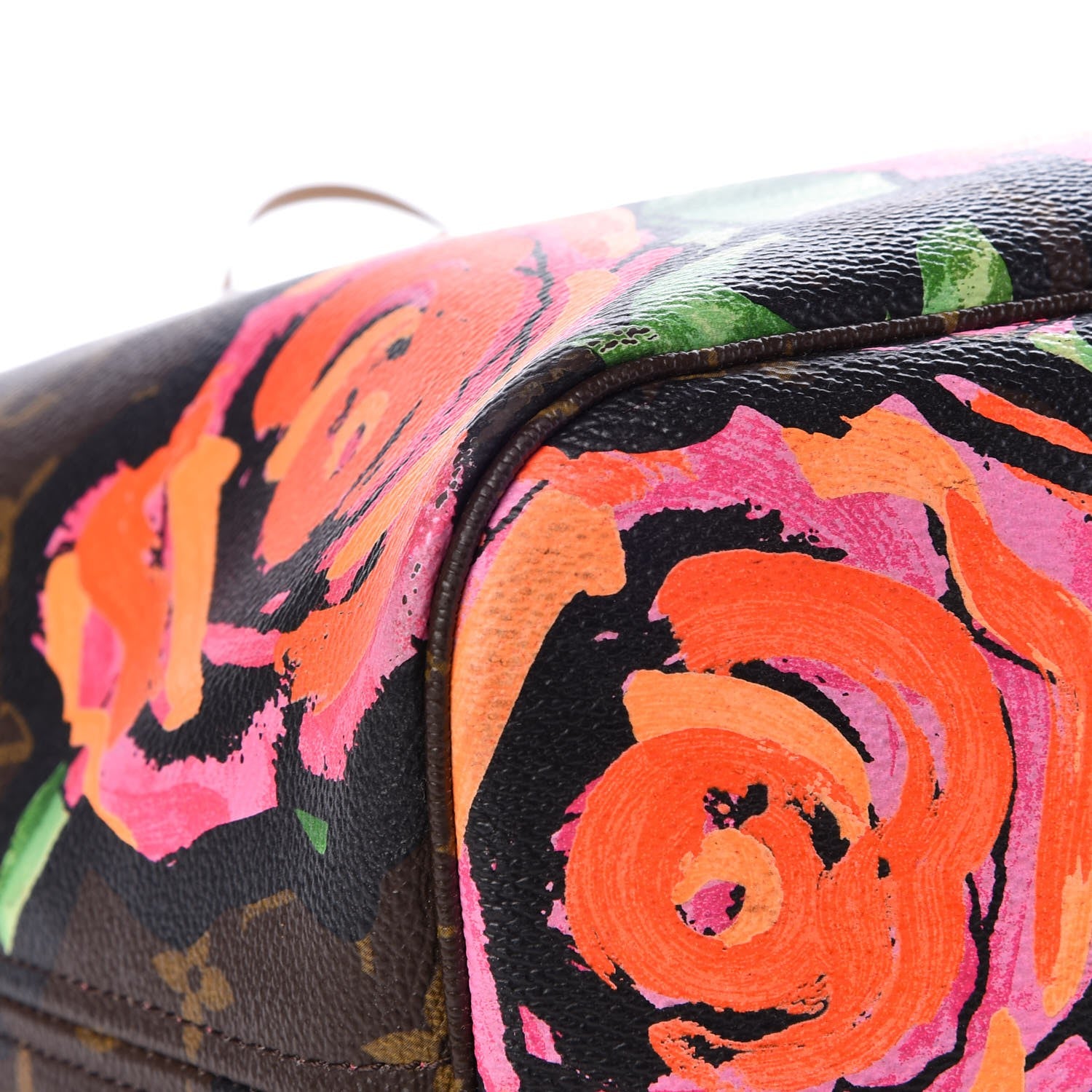 Louis Vuitton Monogram Roses Neverfull MM 9 of 12