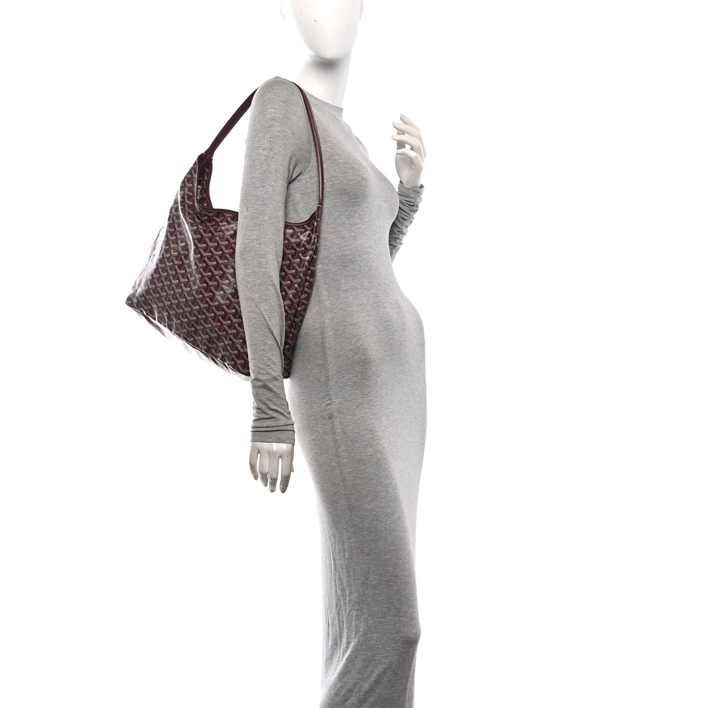 Goyardine Boheme Hobo Burgundy