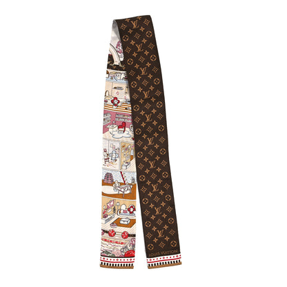 Louis Vuitton Silk Vivienne World Bandeau Multicolor 2 of 3
