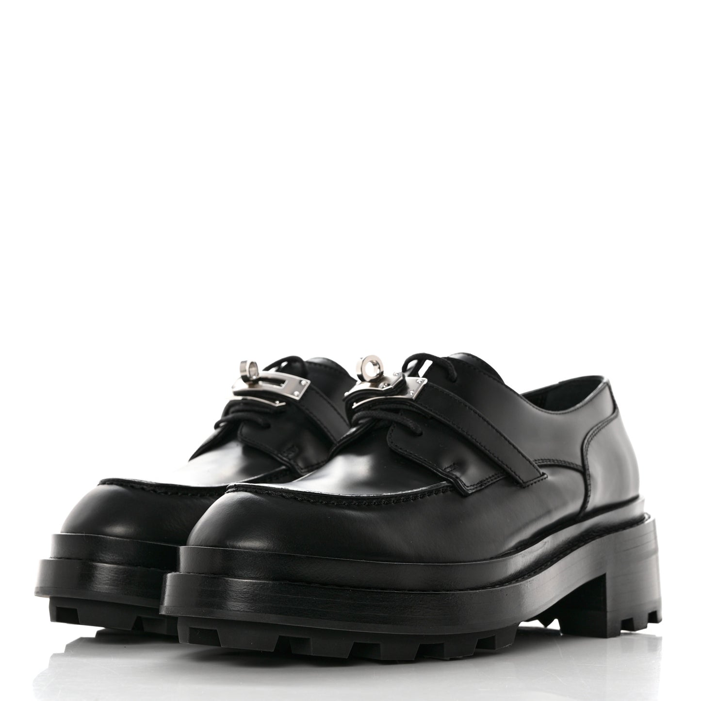 Glossed Calfskin First Oxford 36 Black