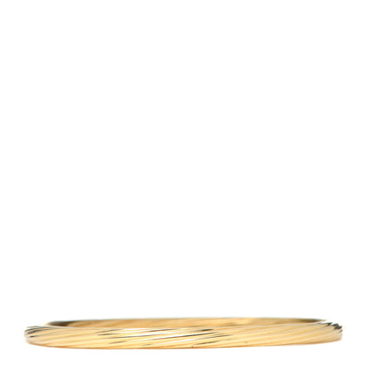 Cartier 18K Yellow Gold Hinged Twist Bangle Bracelet 1 of 4