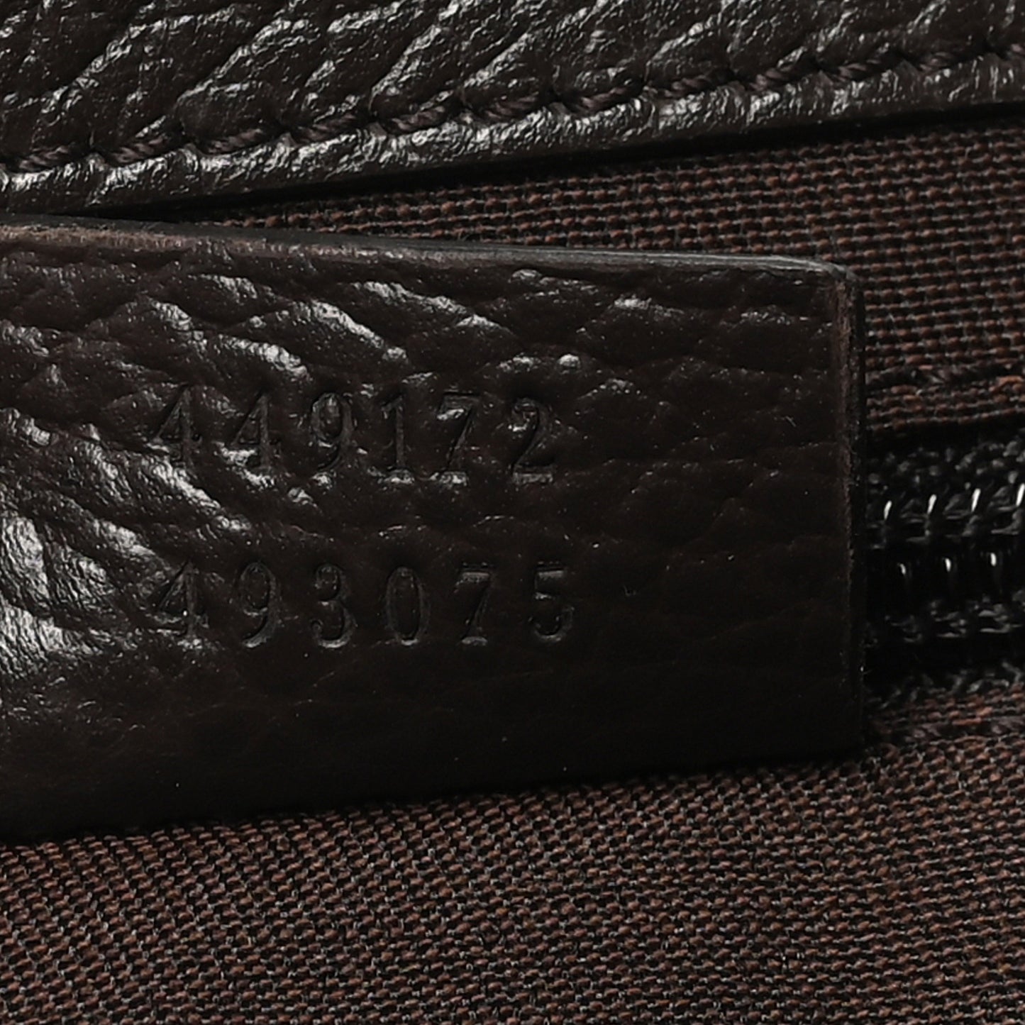 Monogram Flap Messenger Bag Beige Dark Brown