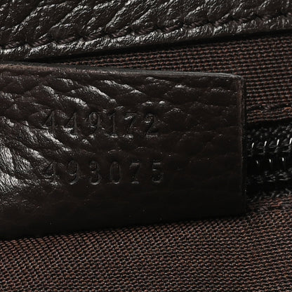 Gucci Monogram Flap Messenger Bag Beige Dark Brown 7 of 11