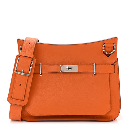 Hermes Taurillon Clemence Jypsiere 31 Orange 1 of 21