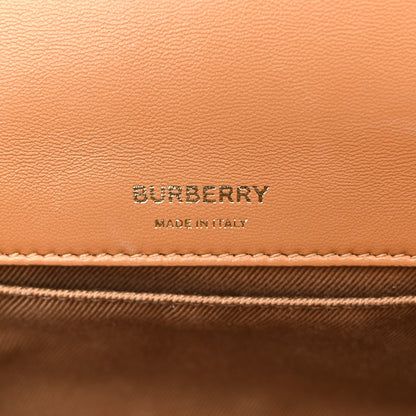 Burberry Lambskin Quilted Small Lola Bag Maple Brown 6 of 9