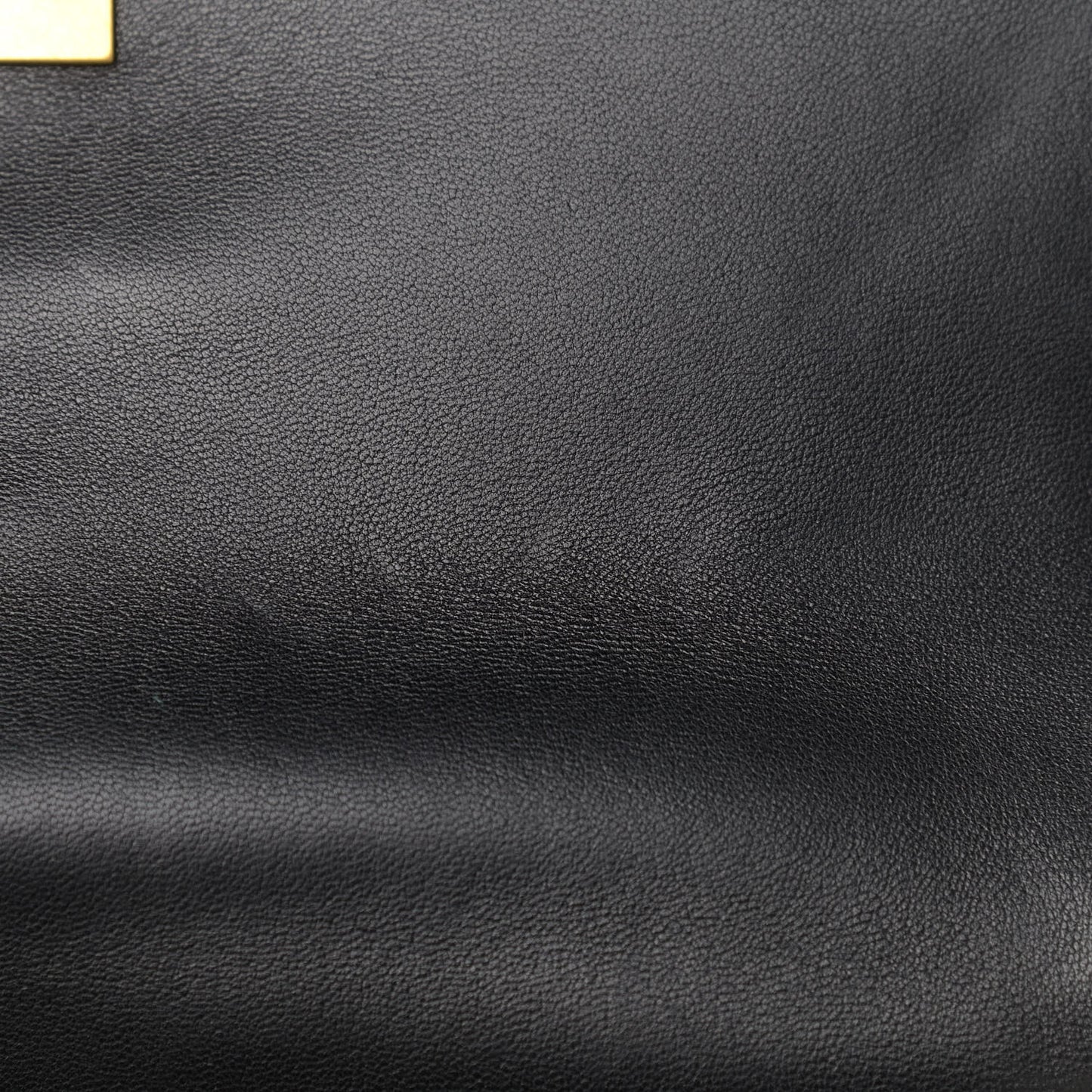Nappa Large Roman Stud Shoulder Bag Black White