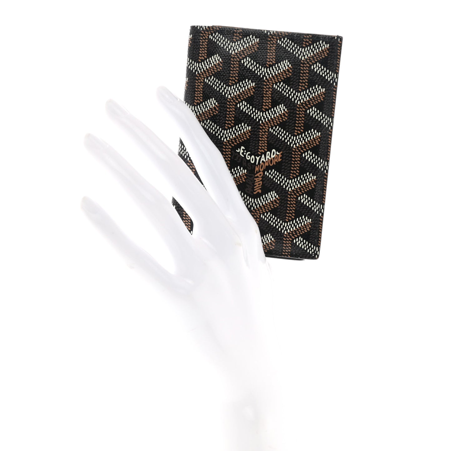 Goyardine Saint Pierre Card Holder Black