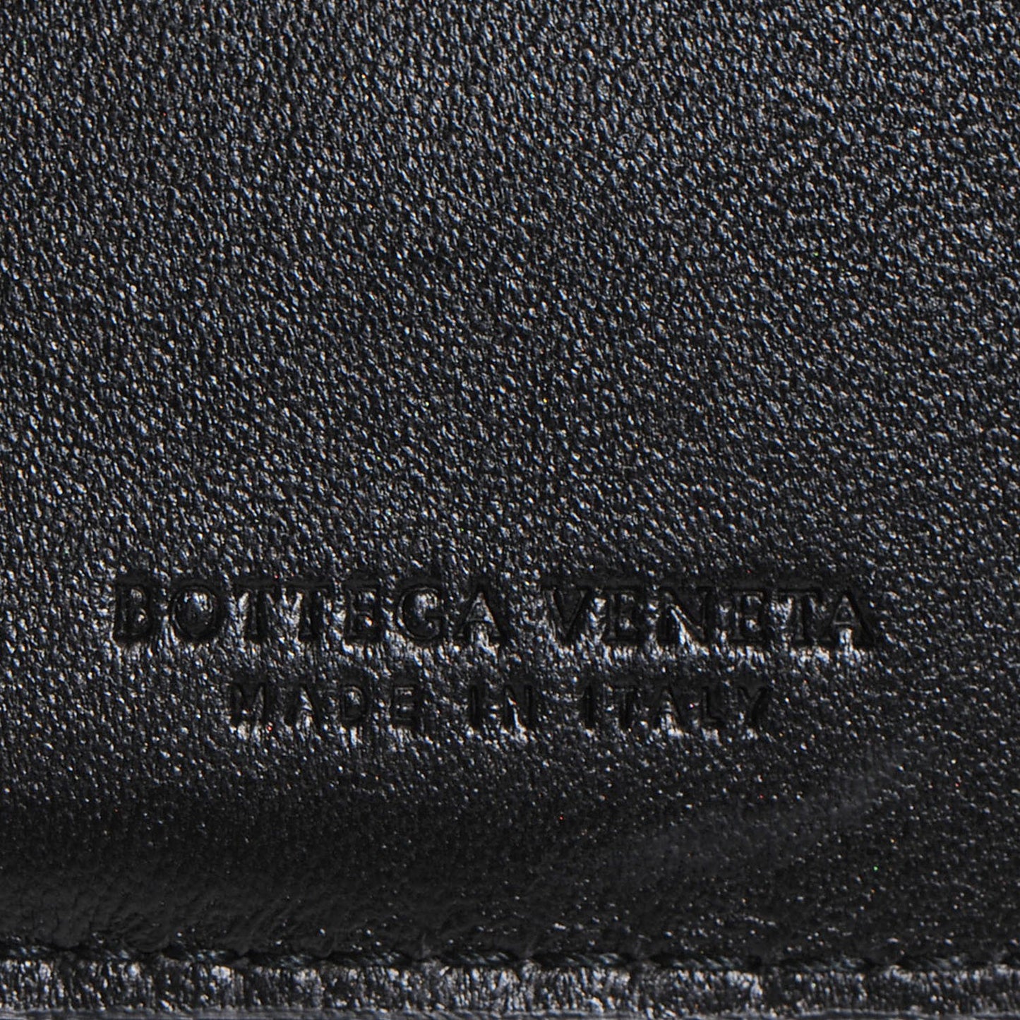 Nappa Intrecciato Ayers Trim Bi-Fold Wallet Nero Black