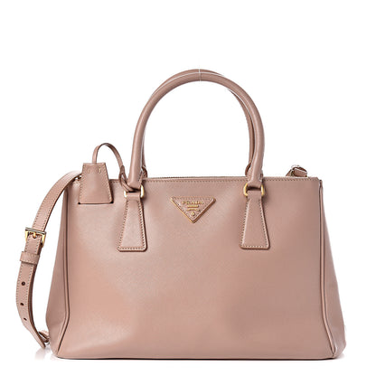 Prada Saffiano Small Galleria Double Zip Tote Cammeo 1 of 12