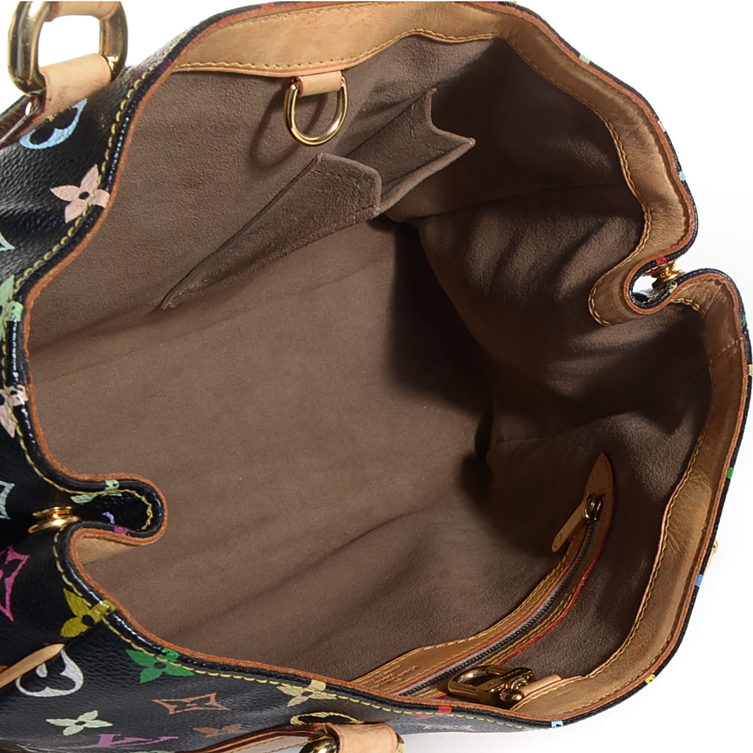 Louis Vuitton Monogram Multicolor Aurelia MM Black 5 of 7