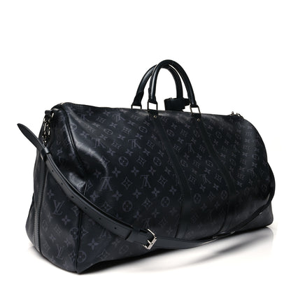 Louis Vuitton Monogram Eclipse Keepall Bandouliere 55 3 of 11