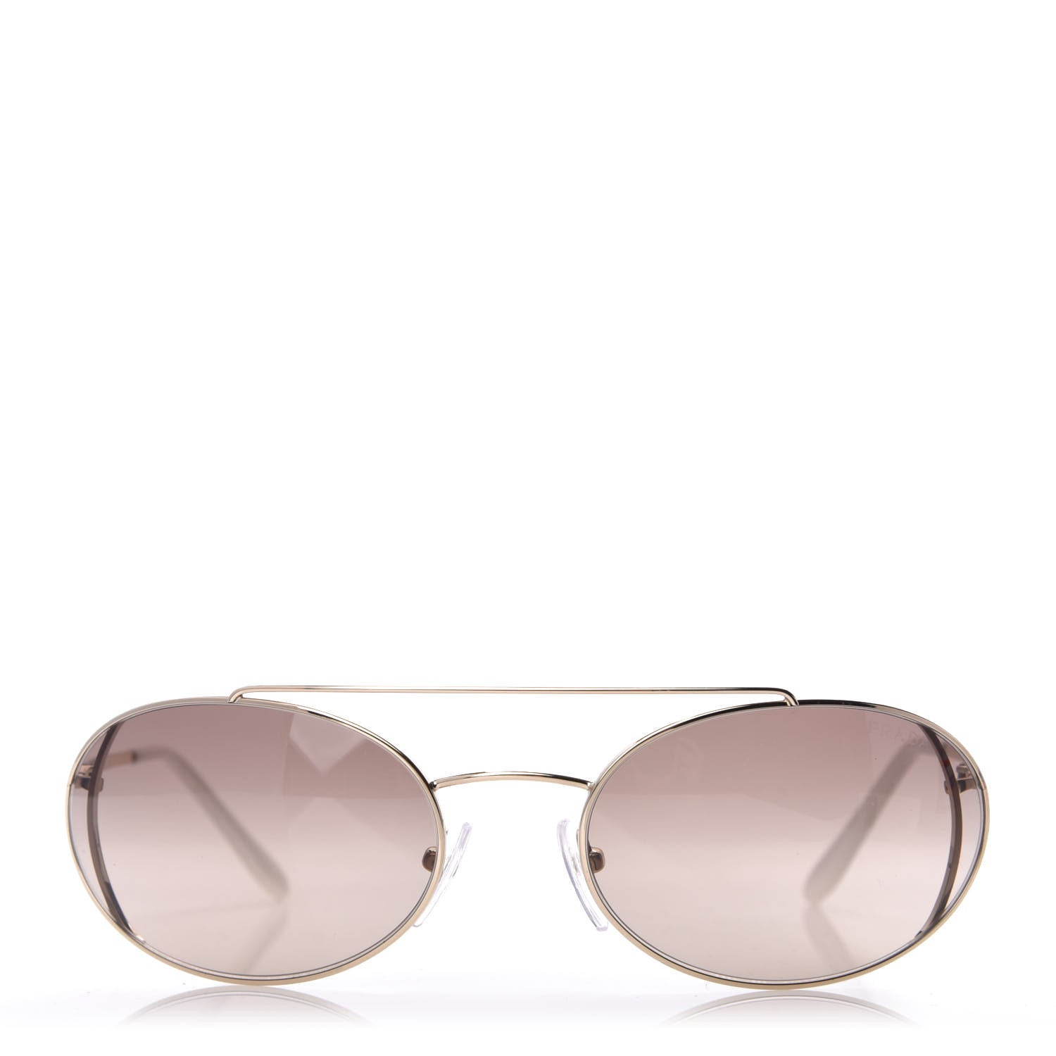 Prada Metal Sunglasses SPR 66V Gold 2 of 8