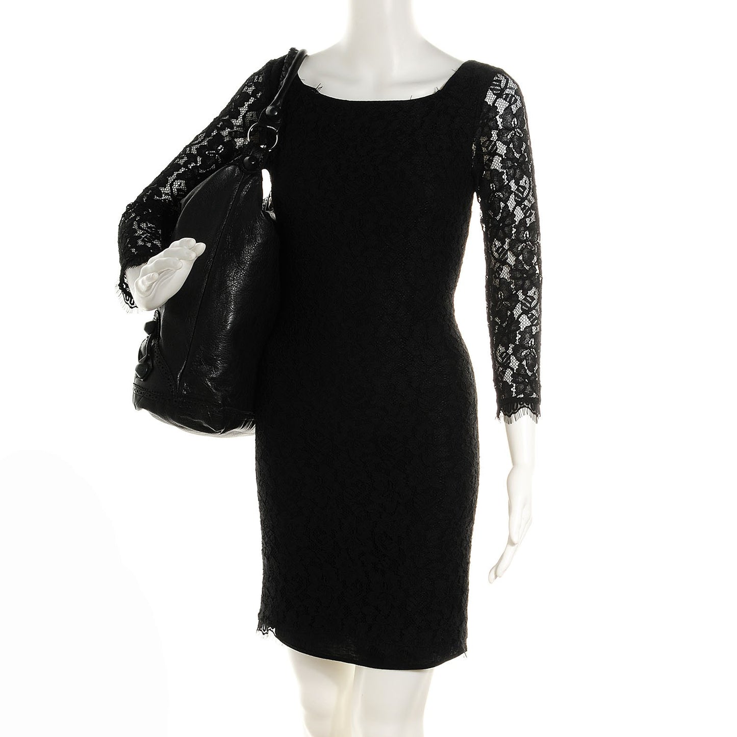 Agneau Giant Brogues Hardware Day Hobo Black