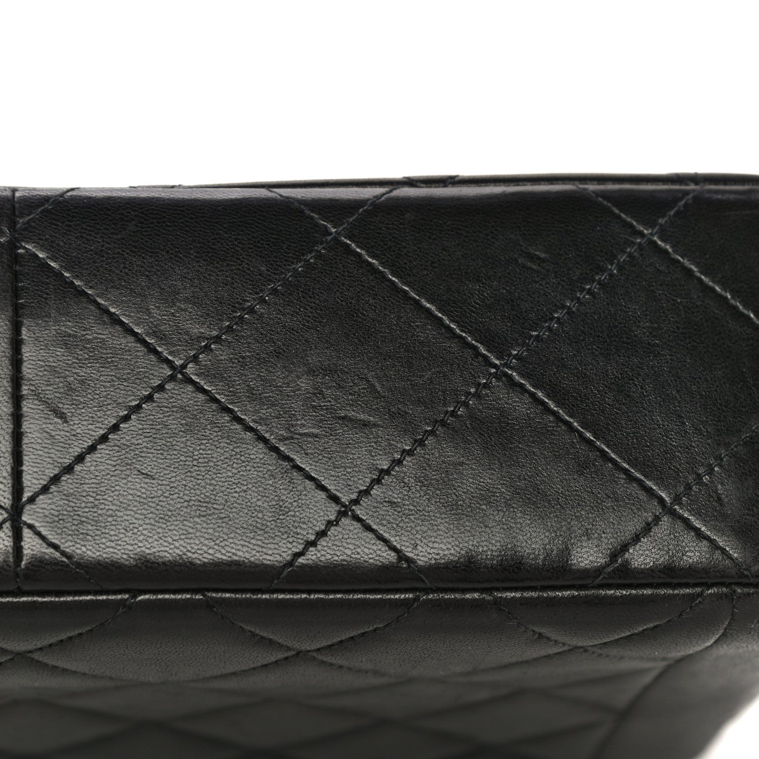 Chanel Lambskin Quilted Medium Single Flap Black 27 of 37