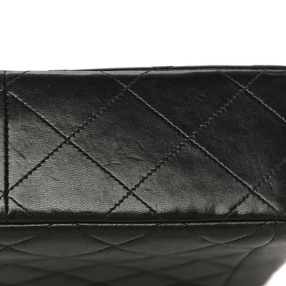 Chanel Lambskin Quilted Medium Single Flap Black 27 of 37