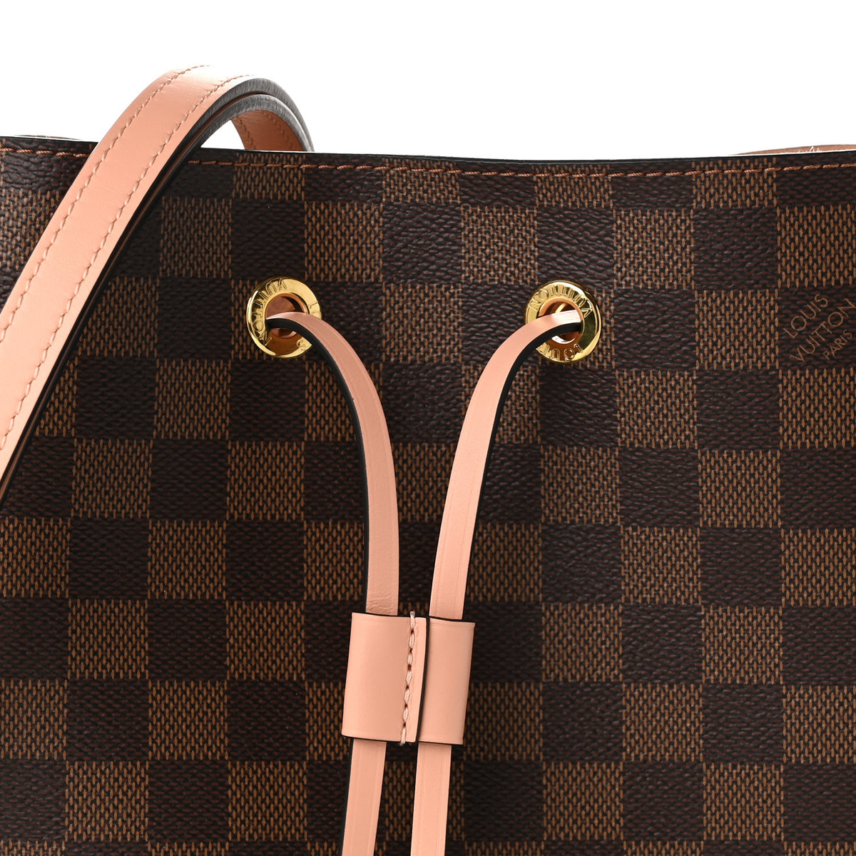 Damier Ebene Neonoe MM Venus Pink