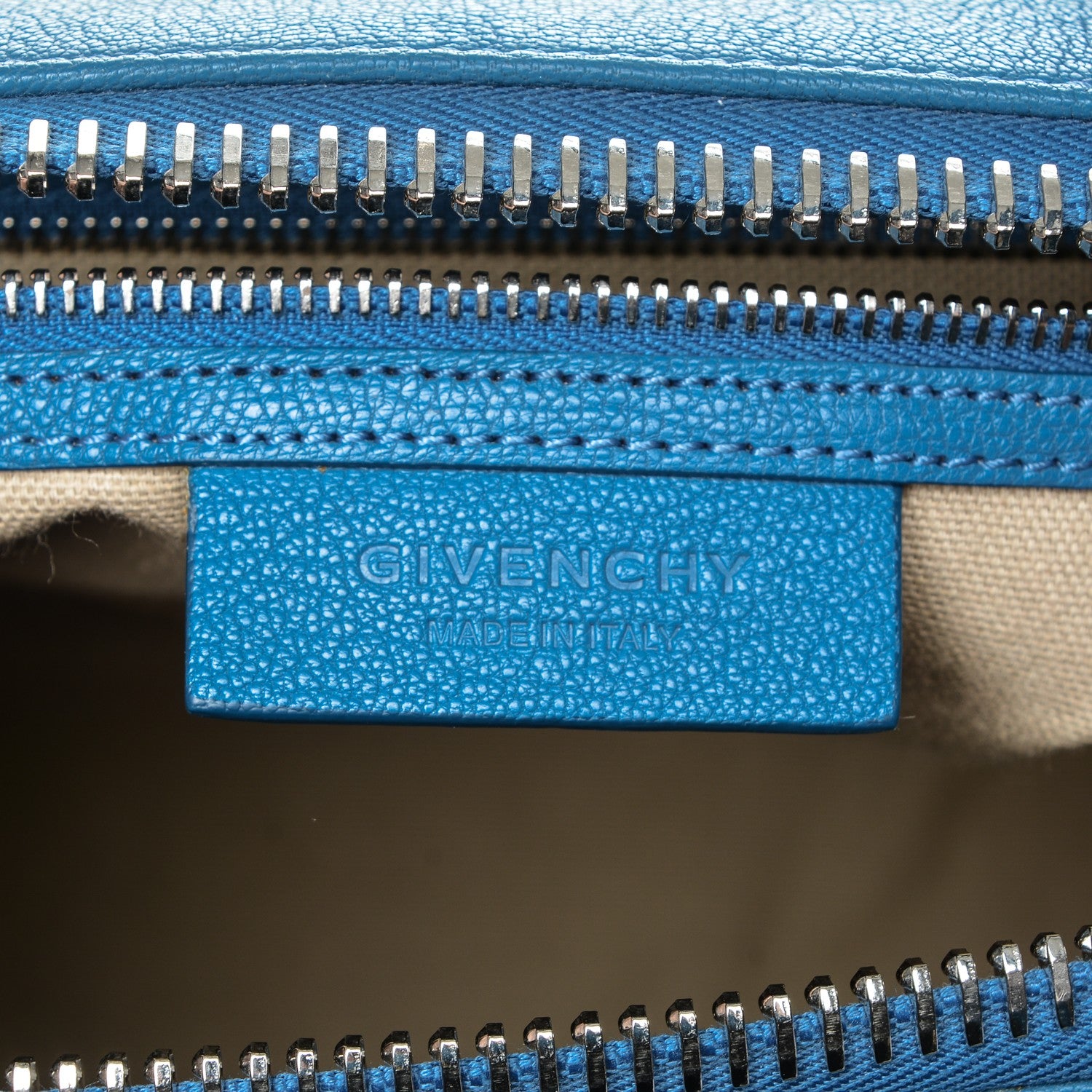 Givenchy Sugar Goatskin Medium Antigona Mineral Blue 6 of 7