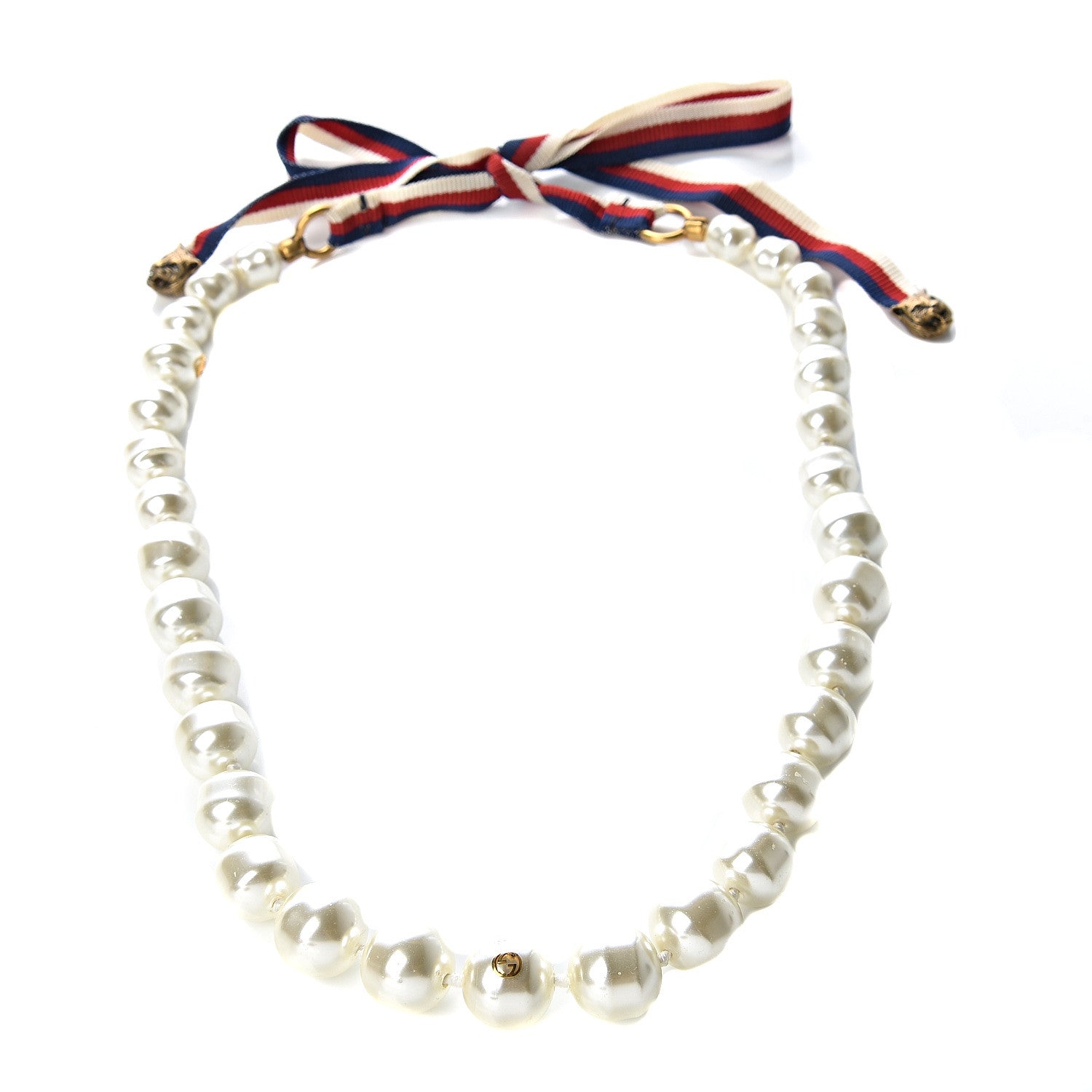 Gucci Pearl GG Sylvie Necklace 1 of 3