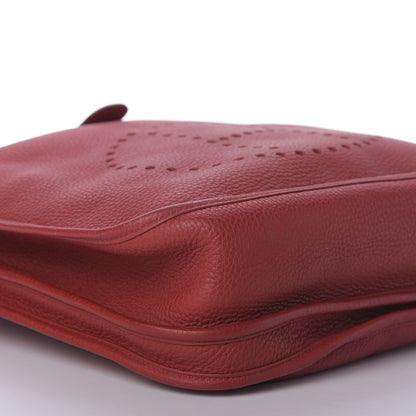 Hermes Togo Evelyne III GM Rouge Garance 6 of 8