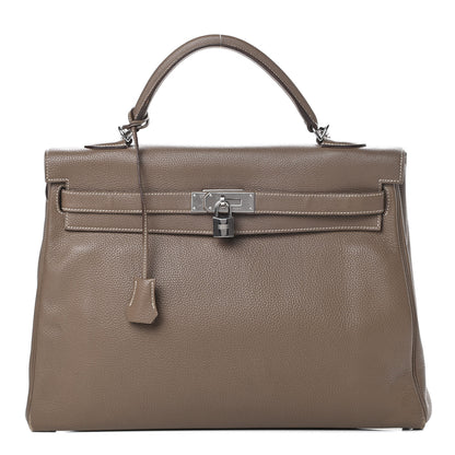 Hermes Togo Kelly Retourne 40 Etoupe 1 of 21