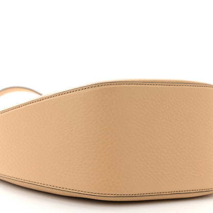 Valentino Garavani Grainy Calfskin Small Vlogo Moon Hobo Bag Cappuccino 9 of 10