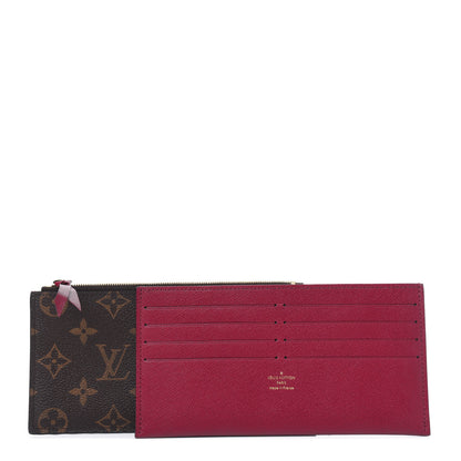 Louis Vuitton Monogram Pochette Felicie Chain Wallet Fuchsia 11 of 13