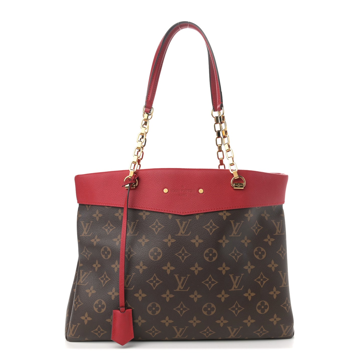 Monogram Pallas Shopper Cherry