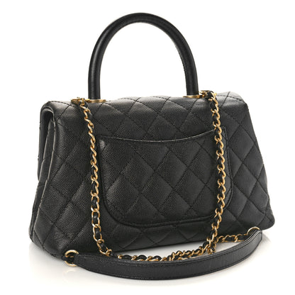 Chanel Caviar Quilted Mini Coco Handle Flap Black 3 of 9