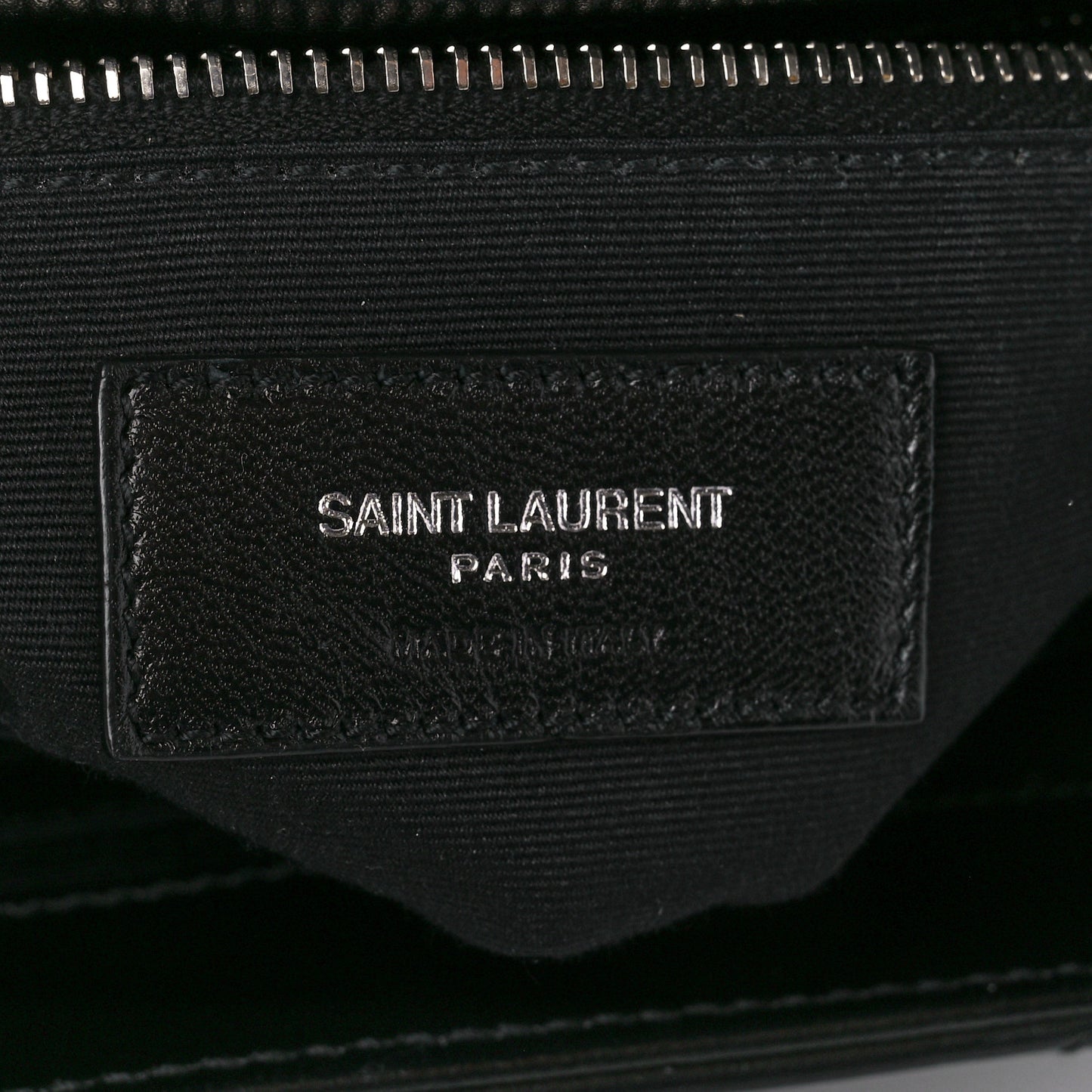 Calfskin Y Quilted Monogram Toy Loulou Crossbody Bag Black