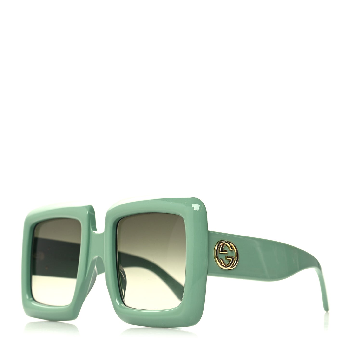 Oversized Square GG0783S Sunglasses Green