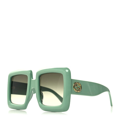 Gucci Oversized Square GG0783S Sunglasses Green 1 of 7
