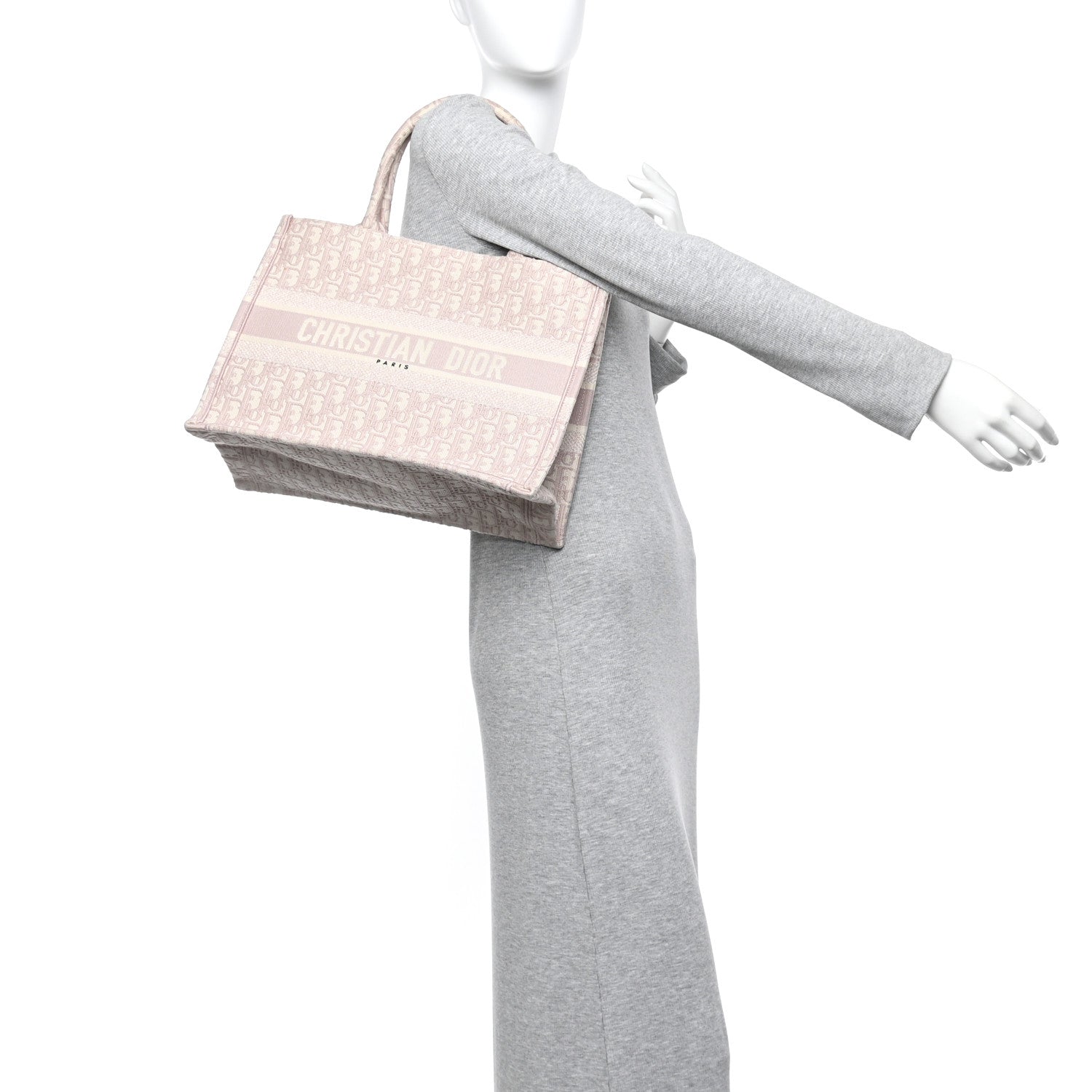 Christian Dior Oblique Medium Book Tote Rose Des Vents 2 of 11