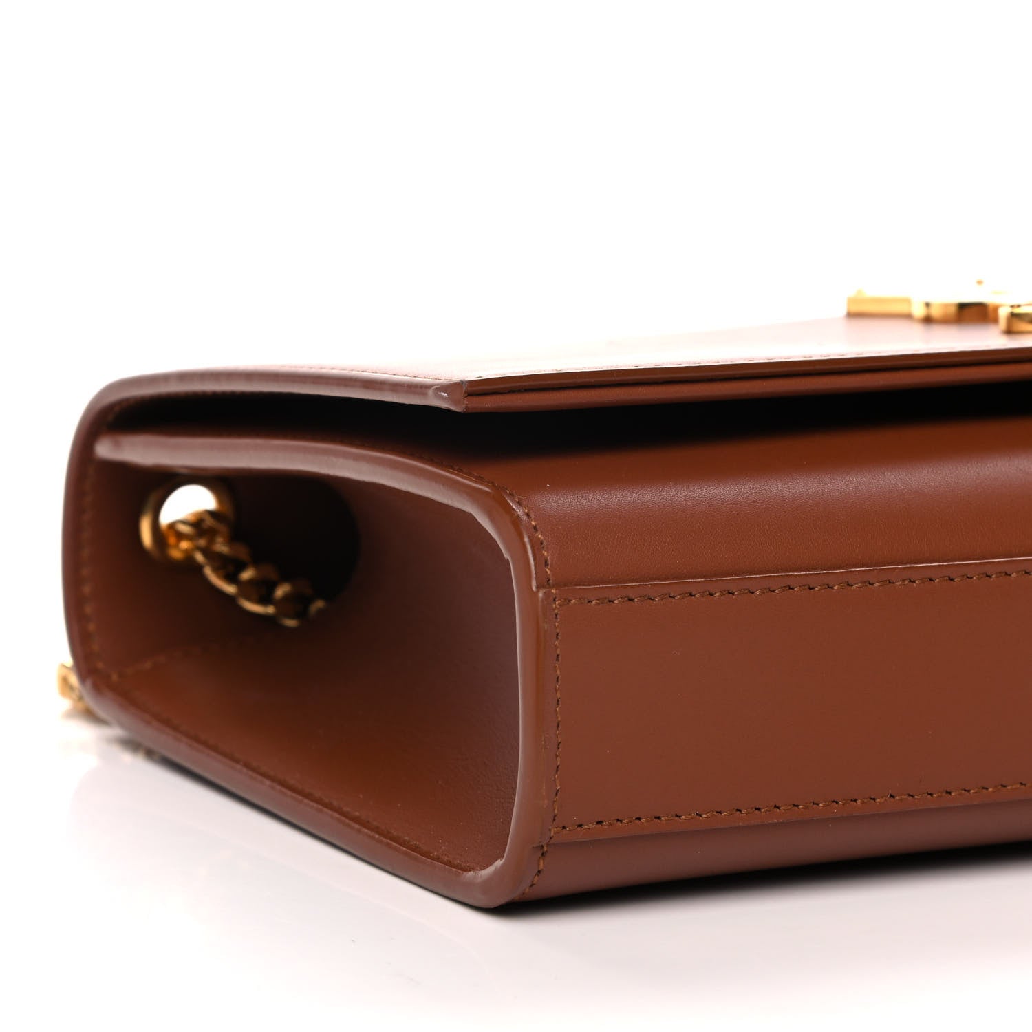 Saint Laurent Smooth Calfskin Medium Classic Monogram Kate Tassel Satchel Brick 9 of 13