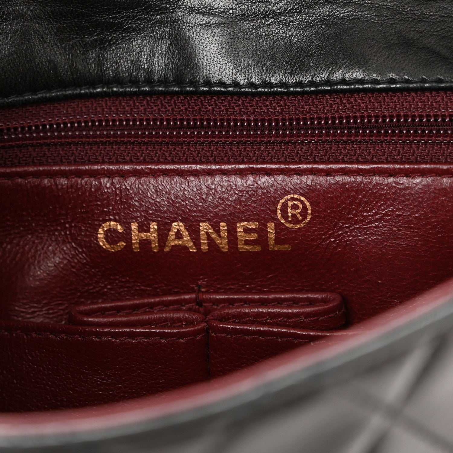 Chanel Lambskin Mini Square Flap Black 6 of 11