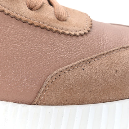 Hermes Sport Goatskin Suede Goatskin Bouncing Sneakers 38 Nude 11 of 11