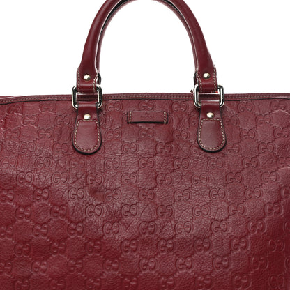 Gucci Guccissima XL Tote Red 8 of 10