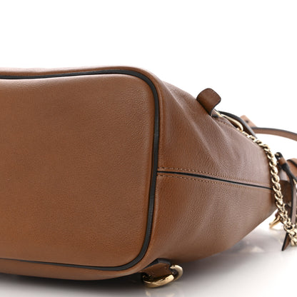 Chloe Suede Calfskin Medium Faye Backpack Tan 10 of 10