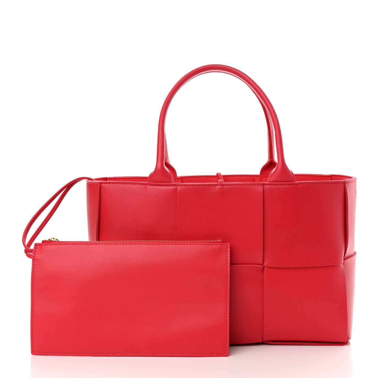 Nappa Maxi Intrecciato Small Arco Tote Firework